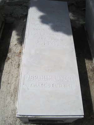 Stèle de lancry abraham