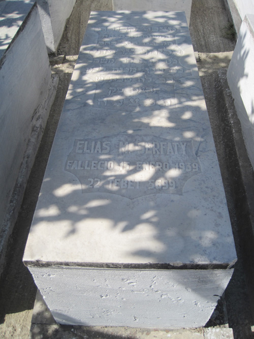 Lápide de serfaty elias