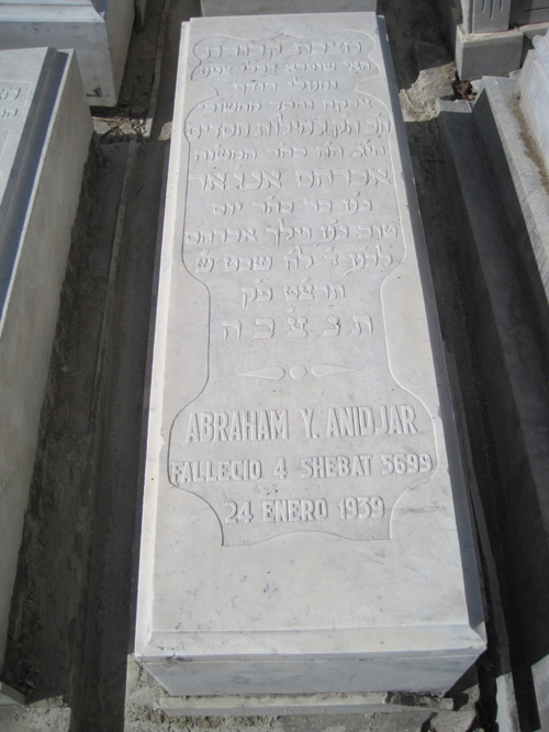 Stèle de anidjar abraham