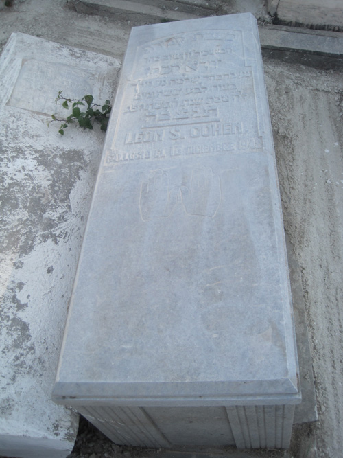 Grabstein von cohen leon