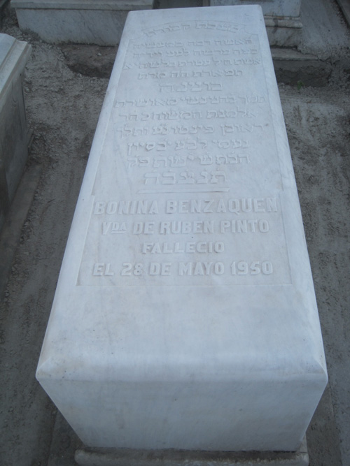 Lápide de benzaquen bonina