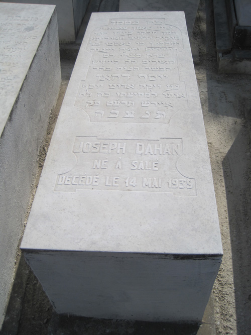 Stèle de dahan joseph