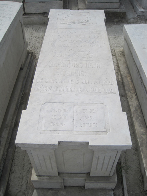 Stèle de tellier alexandre henri