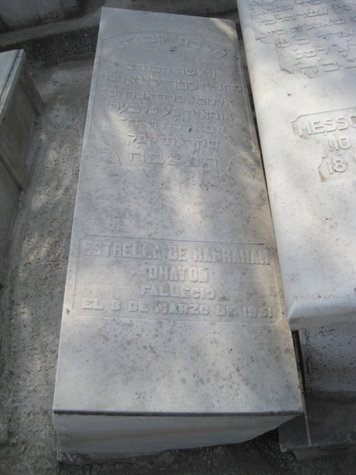 Stèle de ohayon estrella