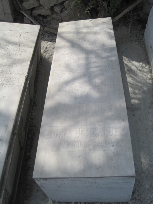 Stèle de benzaquen zahra