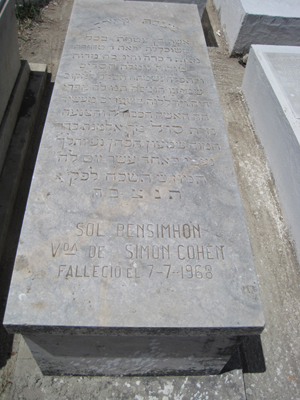 Stèle de bensimhon sol