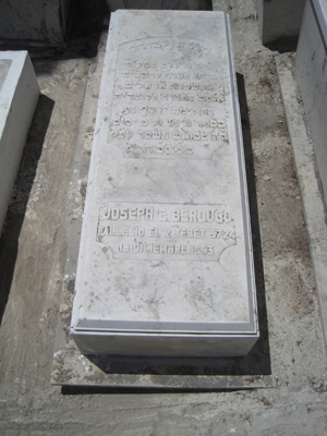 מַצֵּבה פון berdugo joseph
