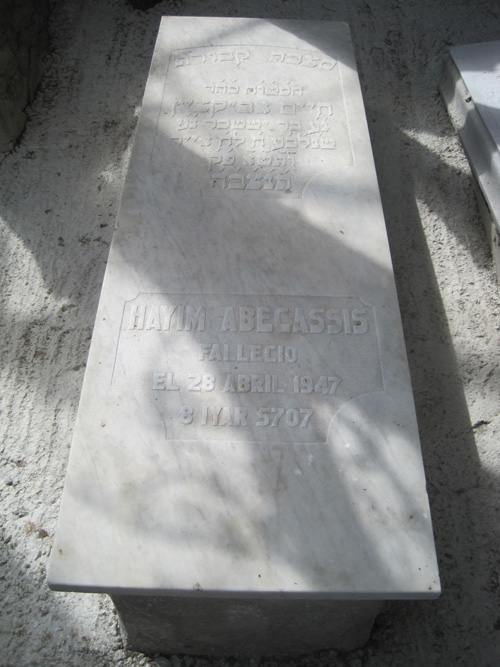 מַצֵּבה פון abecassis haim