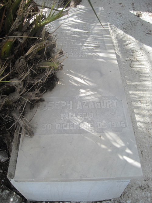 מַצֵּבה פון azagury joseph