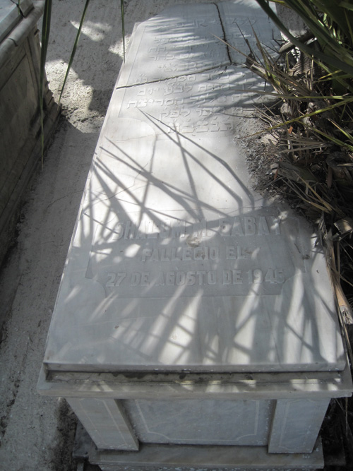 Grabstein von garzon shalom