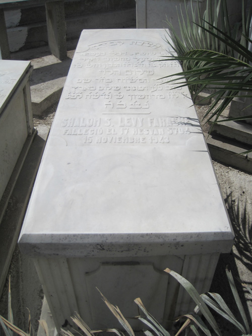 Stèle de levy shalom