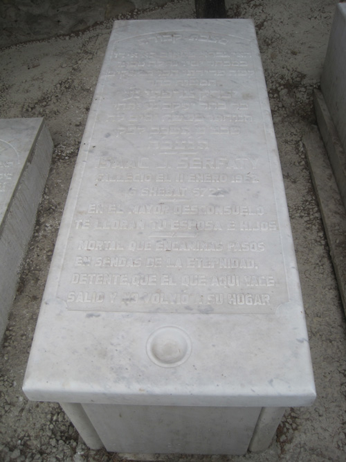 Stèle de serfaty isaac