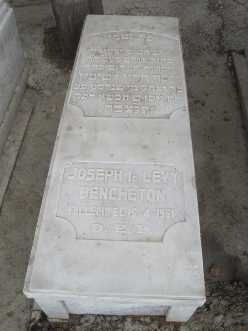 Grabstein von bencheton joseph
