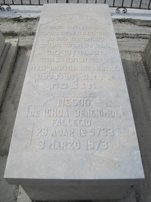 Lápide de benchimol messod
