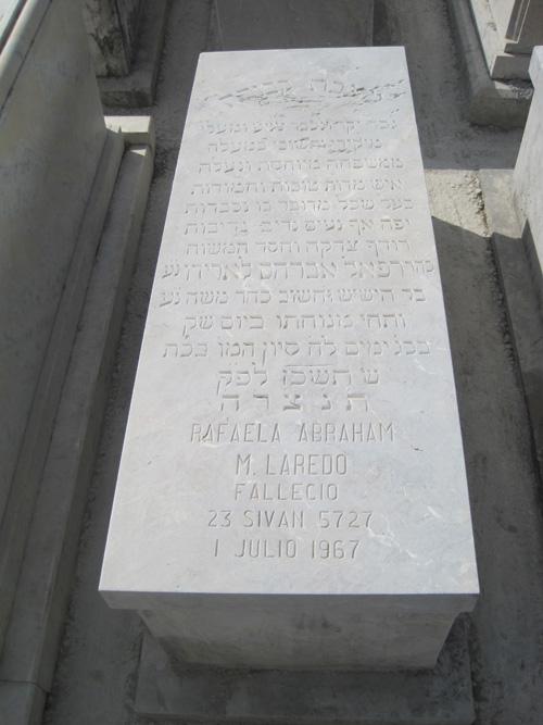 Stèle de laredo rafael