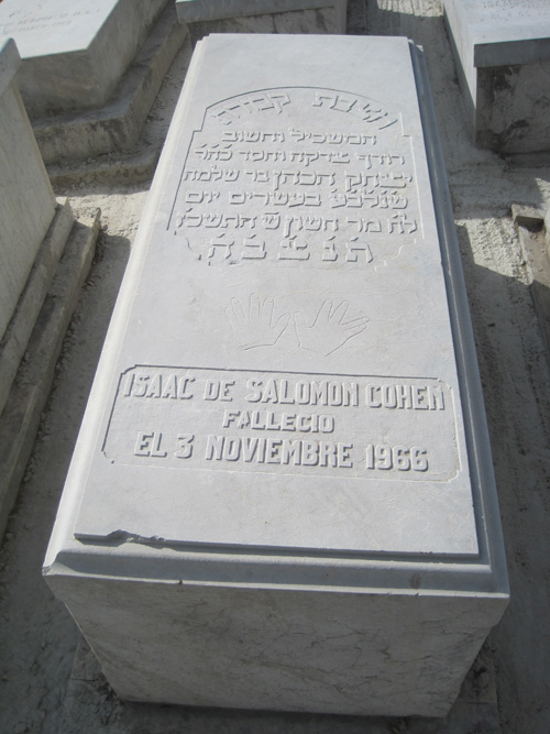 Stèle de COHEN ISAAC