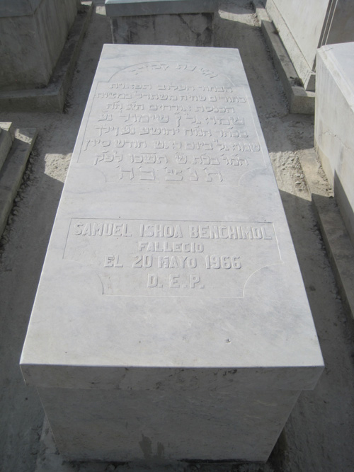 Stèle de benchimol samuel ishoa