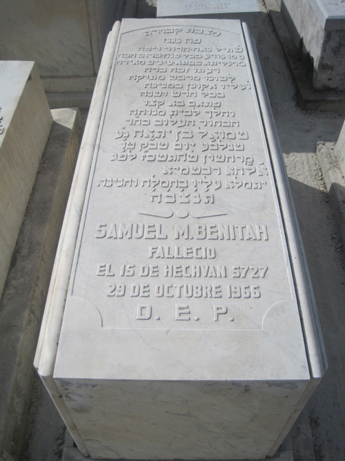 Stèle de benitah samuel