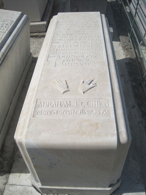 Stèle de cohen abraham