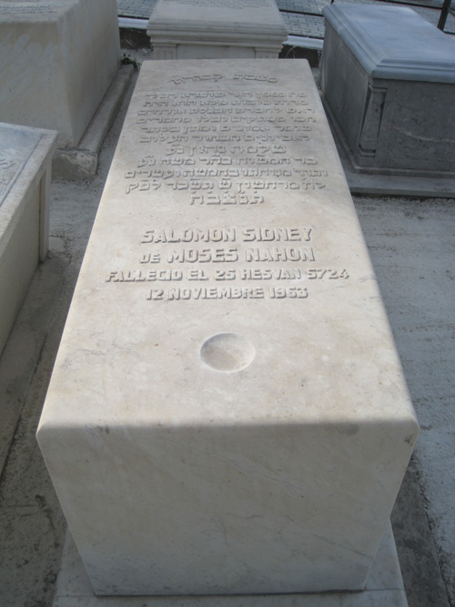 Grabstein von SIDNEY NAHON SALOMON