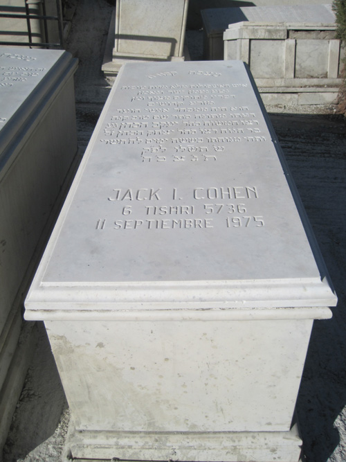 Lápide de cohen jacque