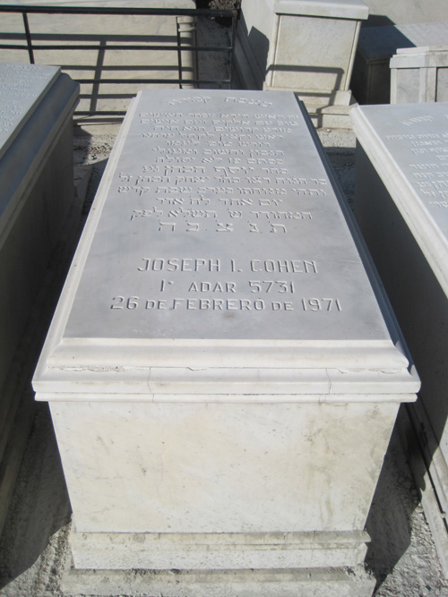 Lápide de cohen joseph