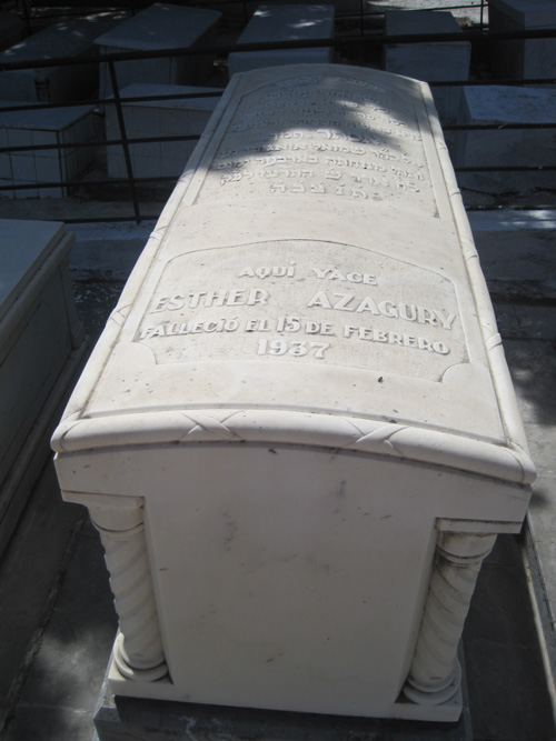 Grabstein von azagury esther