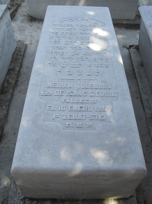Stèle de toledano miriam