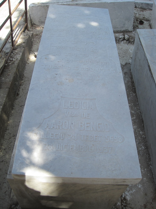 شاهدة قبر bengio ledicia