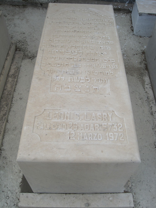 Grabstein von lasry leon