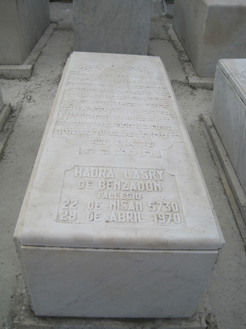 Grabstein von lasry hadra