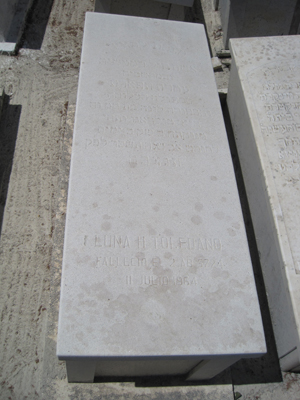 Stèle de toledano luna