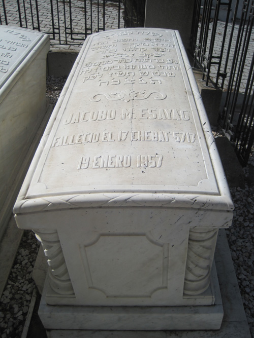 Grabstein von essayag jacob