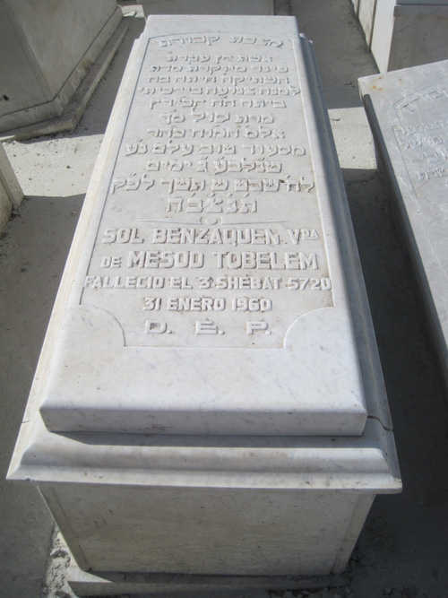 Stèle de benzaquen sol