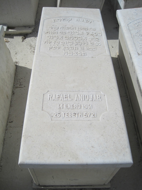 Stèle de anidjar rafael