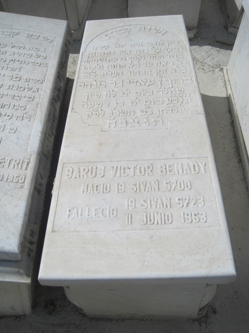 Stèle de benady baruj victor