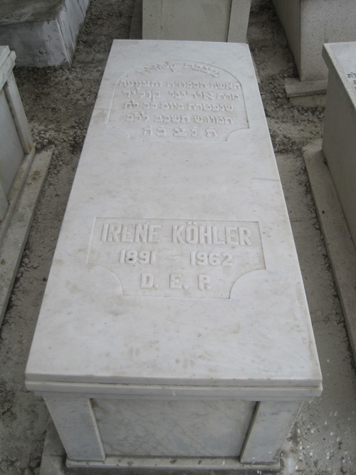 Grabstein von kohler irene