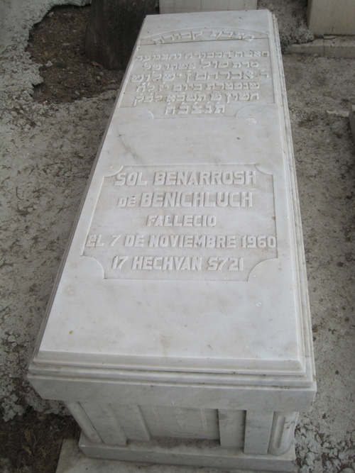 Grabstein von benarroch sol