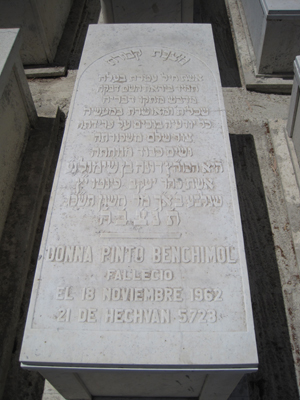 Stèle de benchimol donna