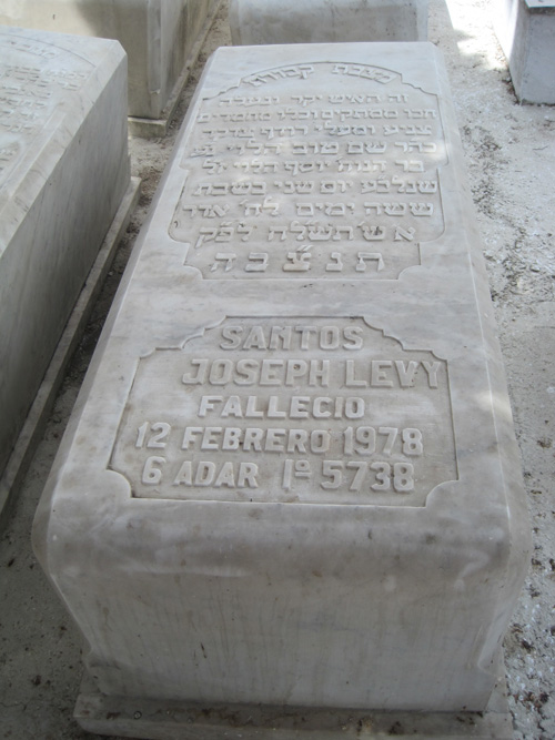 Grabstein von levy santos