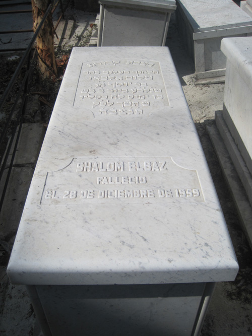 Stèle de ELBAZ SHALOM