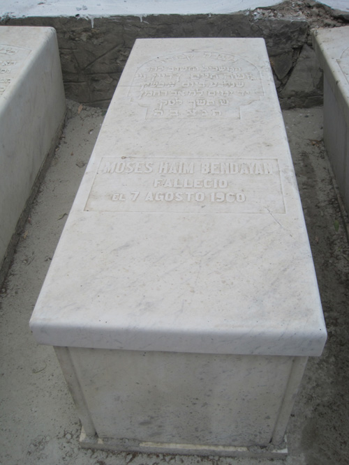 Stèle de bendayan mose haim