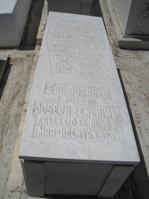 Stèle de benchimol sol