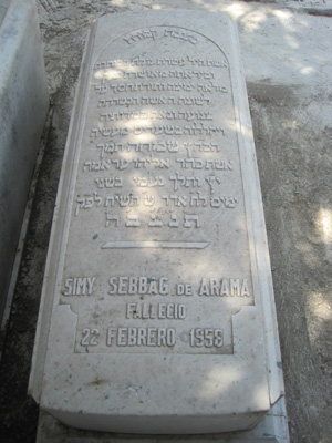 Stèle de sebbag simy