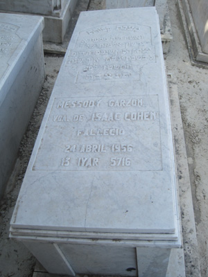 Stèle de garzon messody