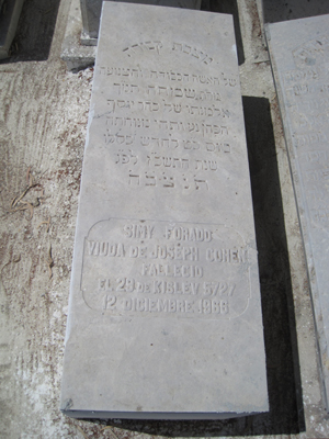 Stèle de cohen simy