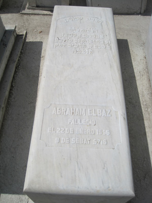 Stèle de elbaz abraham