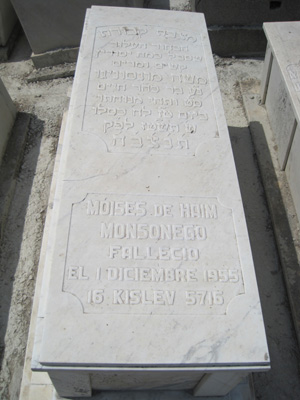 Stèle de monsonego moises