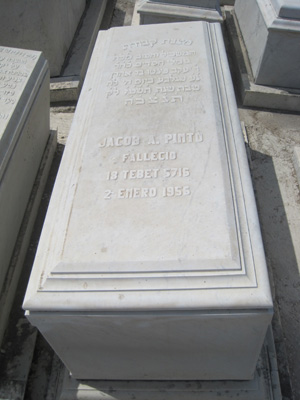 Grabstein von pinto jacob