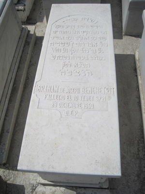 Stèle de benchetrit abraham